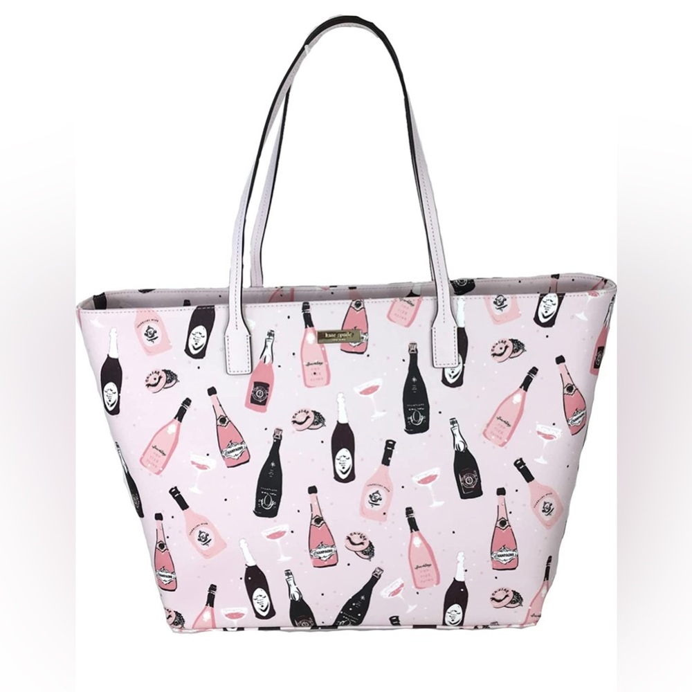 Kate Spade champagne/wine tote